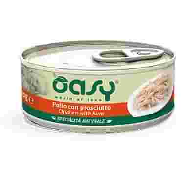 OASY WET CAT POLLO CON PROSCIUTTO 150 G