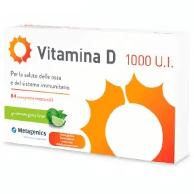 VITAMINA D 1000 UI 84 COMPRESSE MASTICABILI VITAMINA D 1000 UI 84 COMPRESSE MASTICABILI