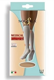 Medical Anti Embolism Knee High Bianco S