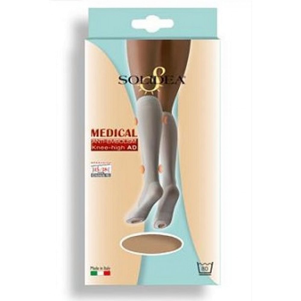 Medical Anti Embolism Knee High Bianco M