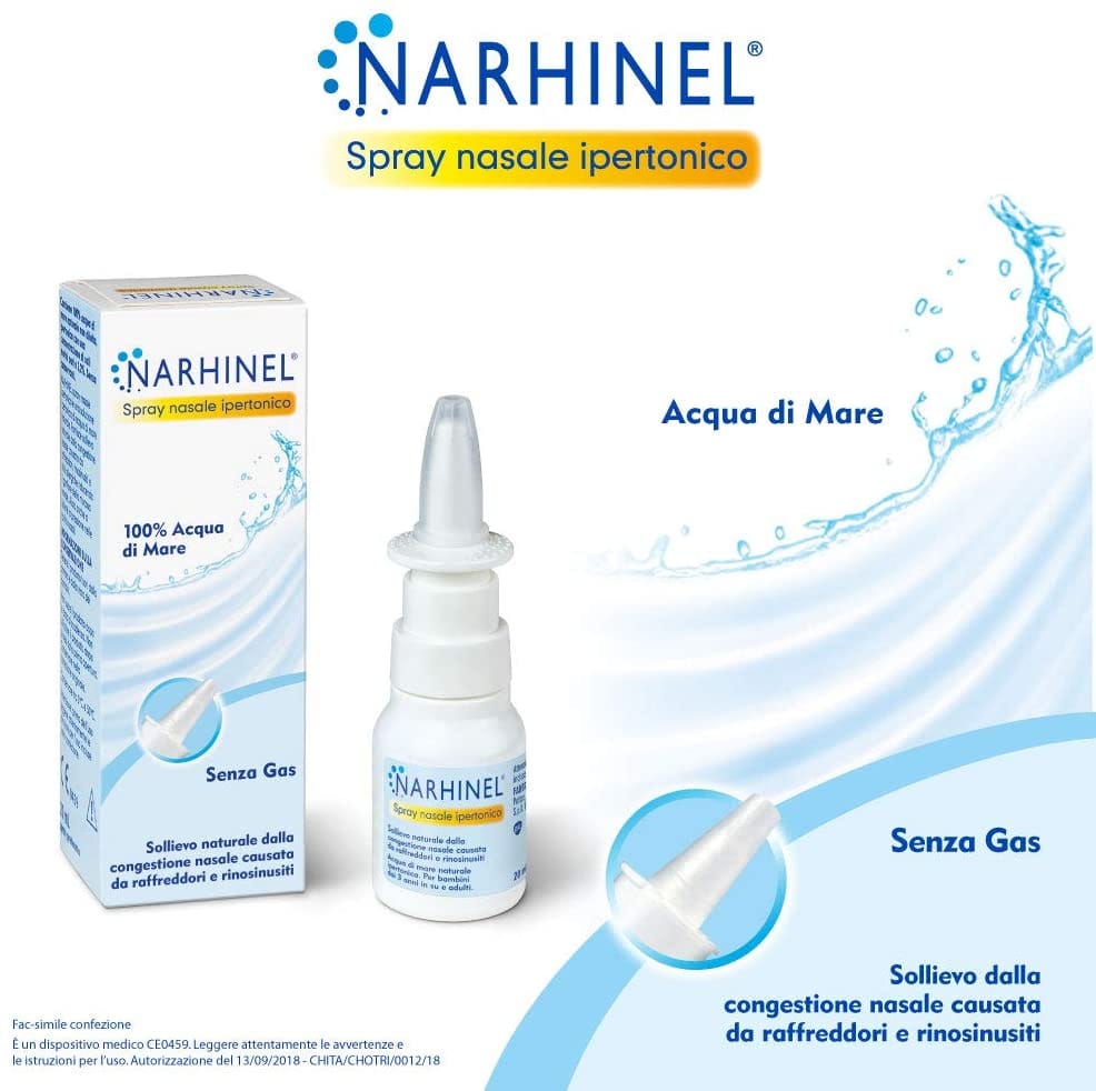 NARHINEL SPRAY NASALE IPERTONICO 20 ML