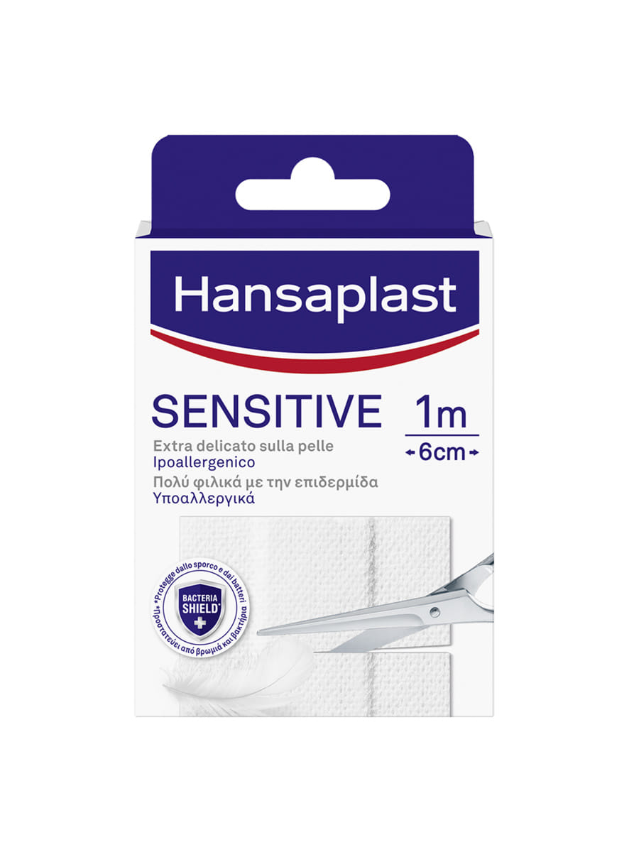 HANSAPLAST STRISCIA SENSITIVE PRETAGLIATA 1X6CM 10 PEZZI