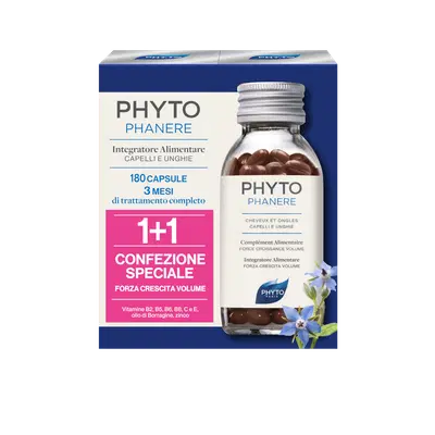 PHYTO PARIS PHYTOPHANERE INTEGRATORE ALIMENTARE CAPELLI/UNGHIE 90+90 CAPSULE PHYTO PARIS PHYTOPHANERE INTEGRATORE ALIMENTARE CAPELLI/UNGHIE 90+90 CAPSULE