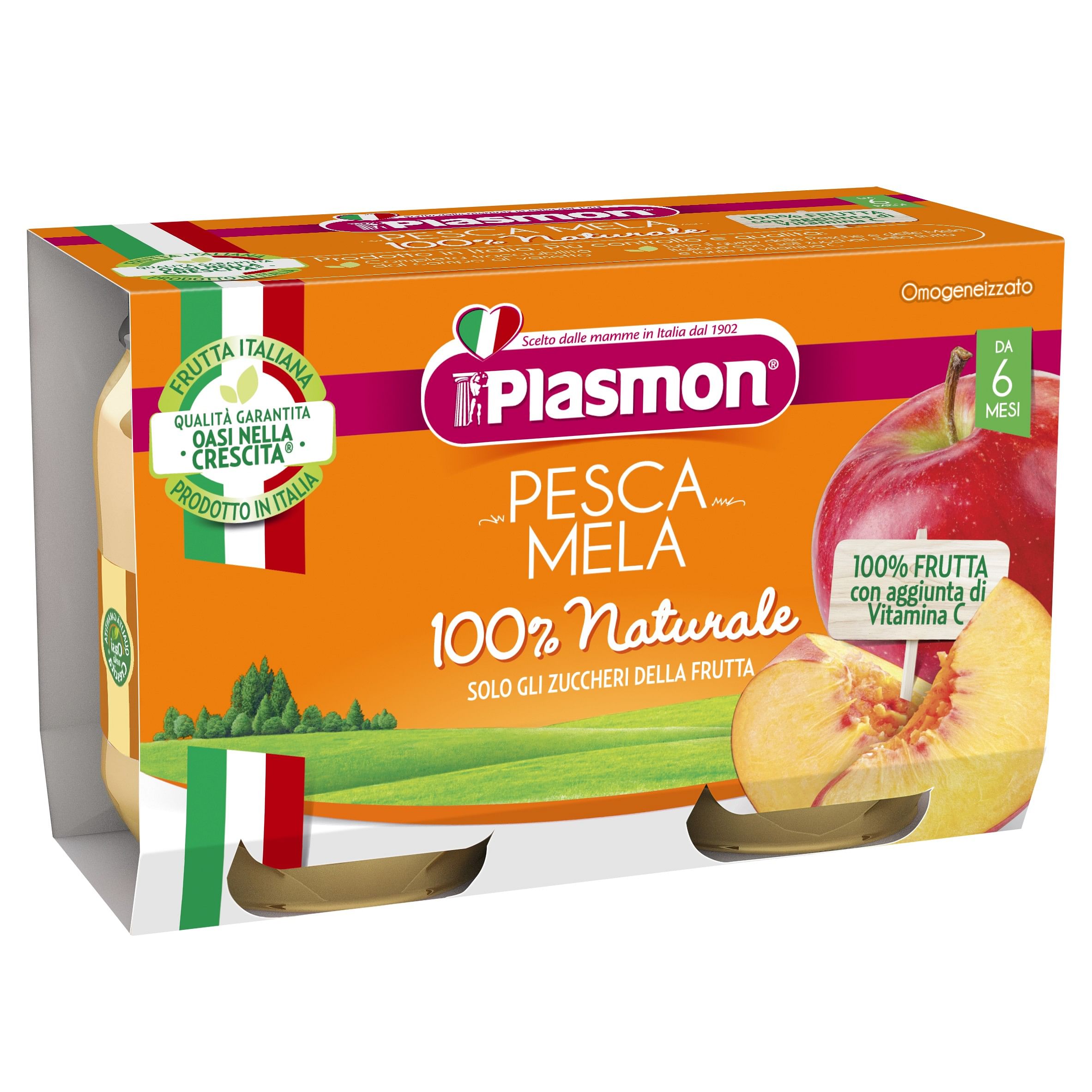 Plasmon Omogeneizzato Pesca 2 X 104 G