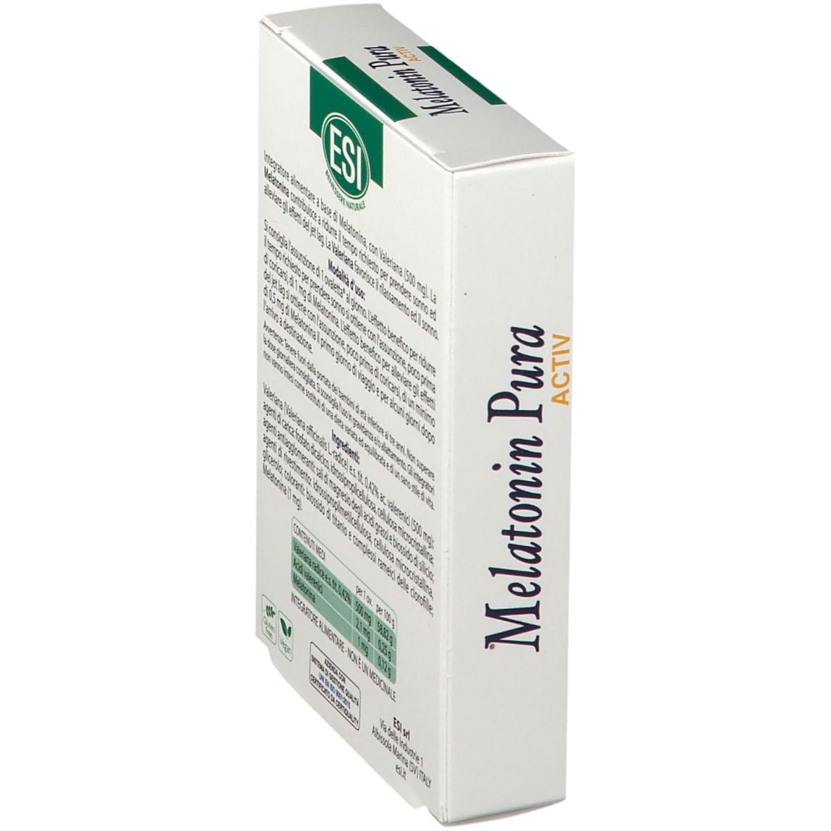 ESI MELATONIN PURA ACTIV 30 OVALETTE SENZA GLUTINE