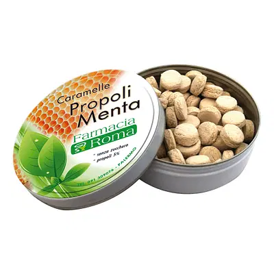 CARAMELLE PROPOLI/MENTA/EUCALIPTO SENZA ZUCCHERO 30 G CARAMELLE PROPOLI/MENTA/EUCALIPTO SENZA ZUCCHERO 30 G