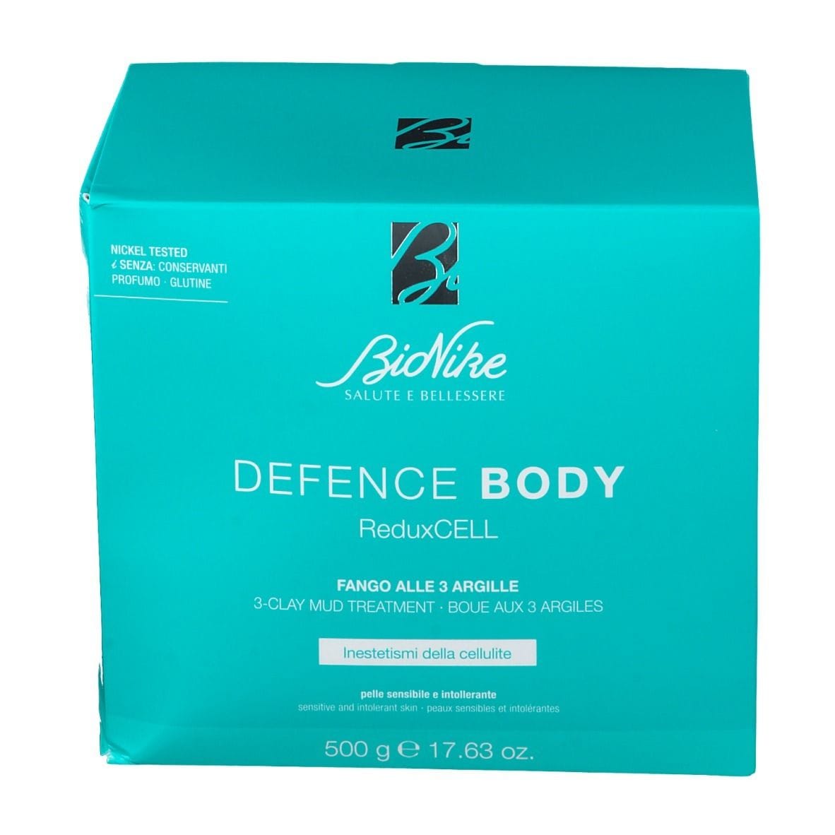 DEFENCE BODY ANTICELLULITE FANGO ALLE 3 ARGILLE VASO 500 G
