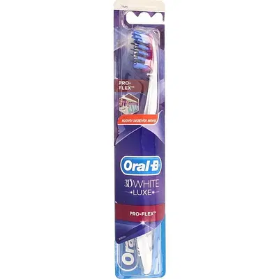 SPAZZOLINO ORALB 3D WHITE LUXE PROFLEX 38 MED SPAZZOLINO ORALB 3D WHITE LUXE PROFLEX 38 MED