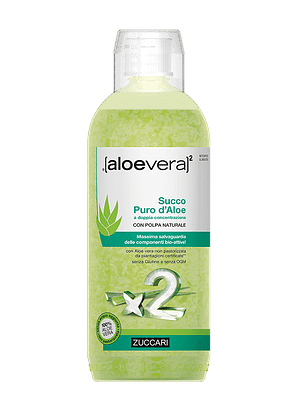 ALOEVERA2 SUCCO PURO D'ALOE A DOPPIA CONCENTRAZIONE