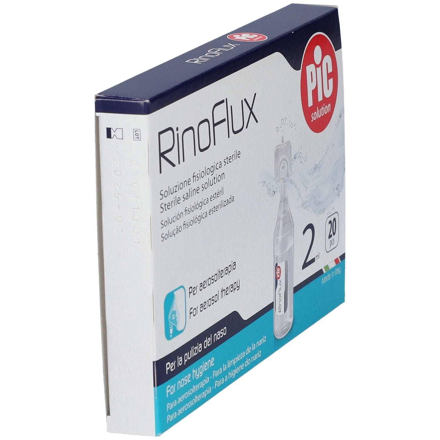 RINOFLUX SOLUZIONE FISIOLOGICA 20 FIALE 2 ML