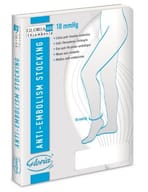 GLORIAMED THROMBOSIS 18 PUNTA CHIUSA CON FORO D'ISPEZIONE TUTTA COSCIA AUTOREGGENTE CORTO MAX MISURA L 1 PAIO