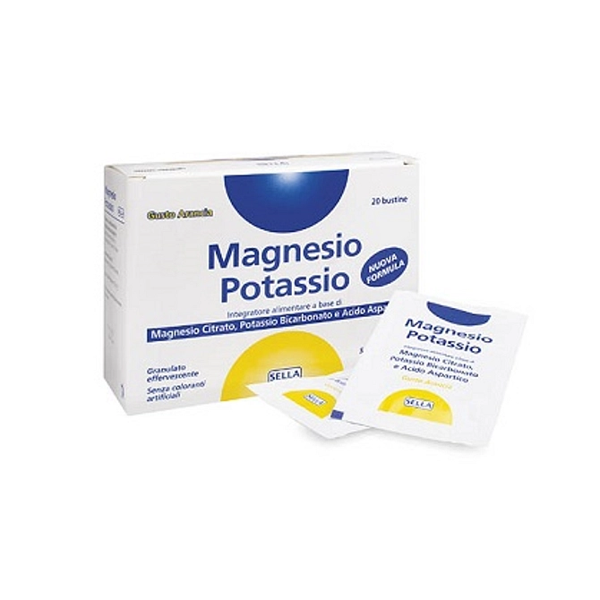 Magnesio Potassio Sella New 20 Bustine Da 4 G