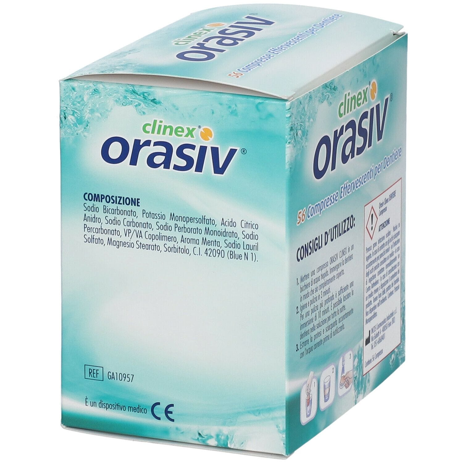 ORASIV CLINEX 56 COMPRESSE EFFERVESCENTI