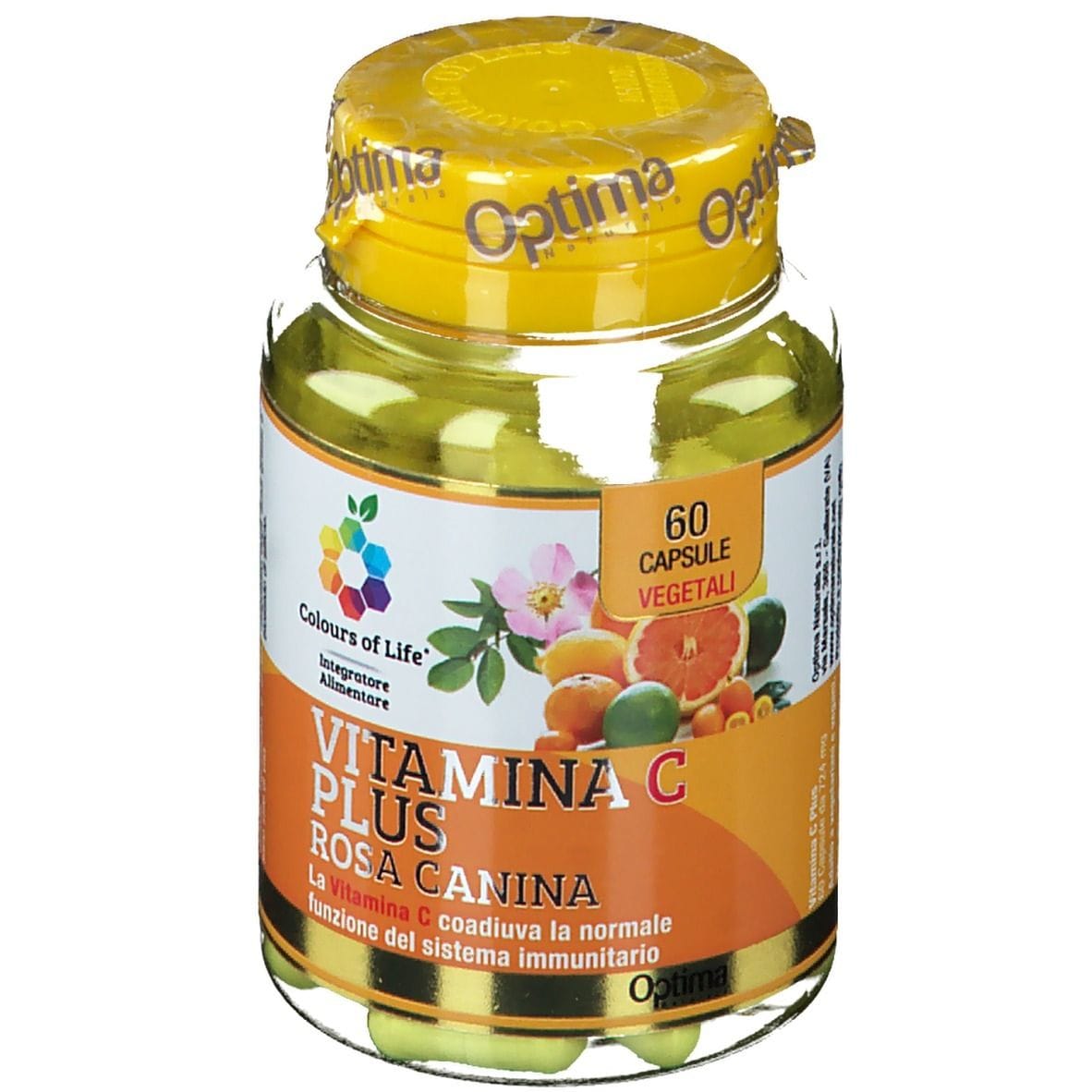 COLOURS OF LIFE VITAMINA C PLUS ROSA CANINA 60 CAPSULE VEGETALI 724 MG