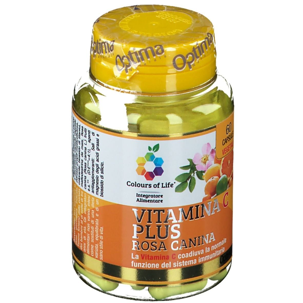 COLOURS OF LIFE VITAMINA C PLUS ROSA CANINA 60 CAPSULE VEGETALI 724 MG