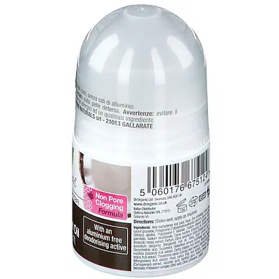 DR ORGANIC COCONUT OIL COCCO DEODORANT DEODORANTE 50 ML DR ORGANIC COCONUT OIL COCCO DEODORANT DEODORANTE 50 ML