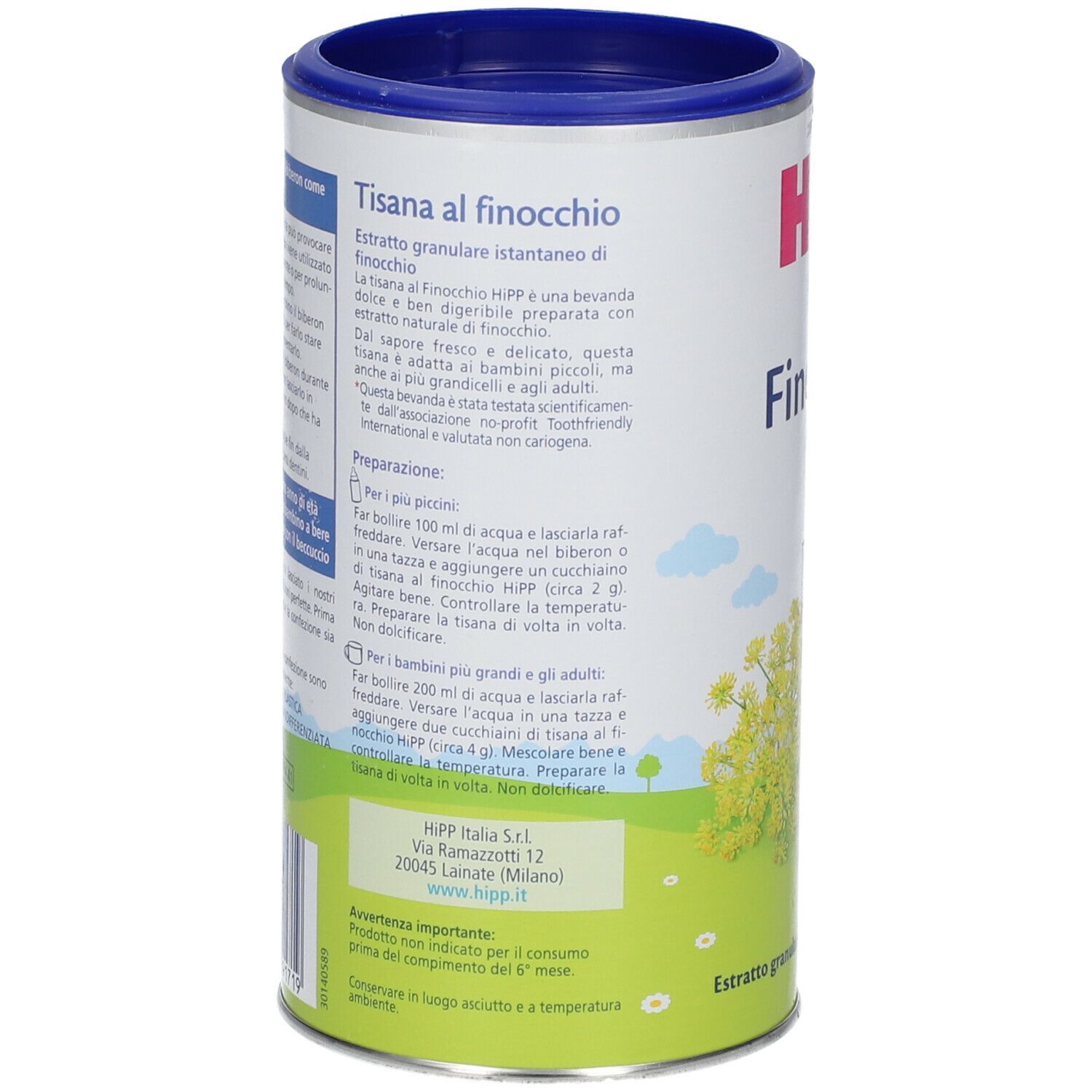 HIPP TISANA FINOCCHIO 200 G