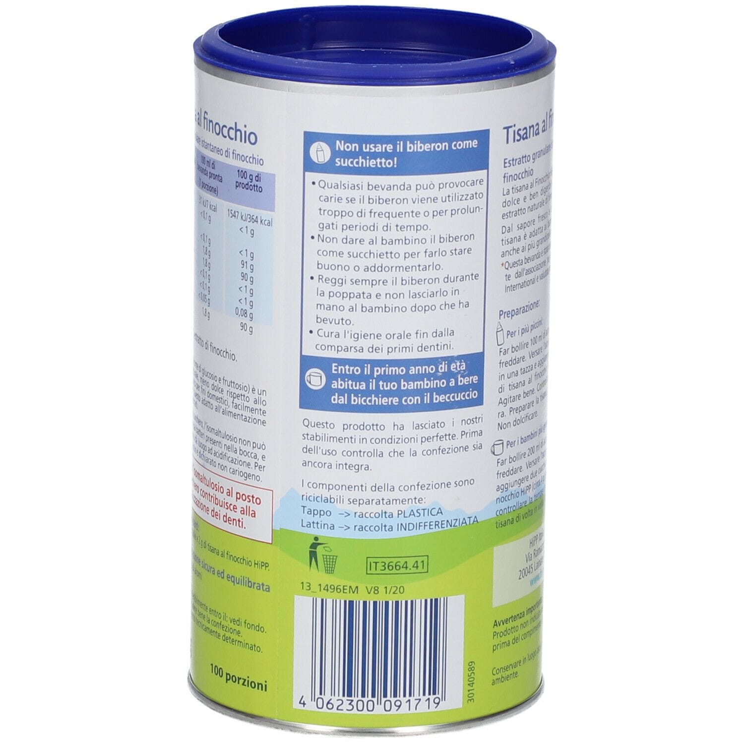 HIPP TISANA FINOCCHIO 200 G