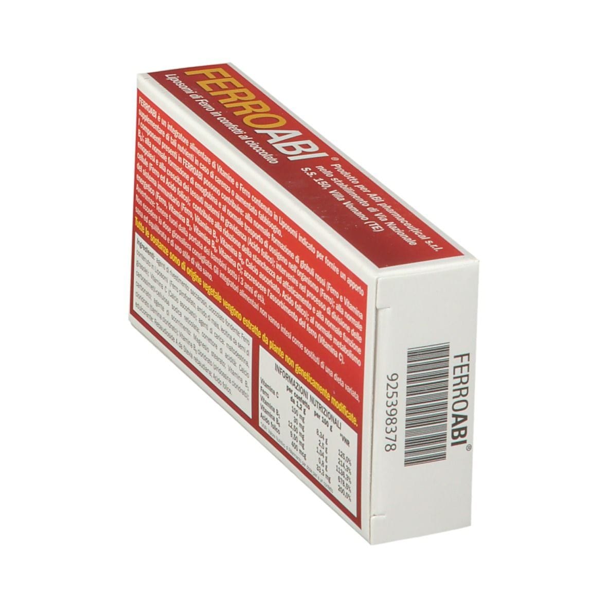 FERROABI 20 CONFETTI OROSOLUBILI AL CIOCCOLATO BLISTER 30 G