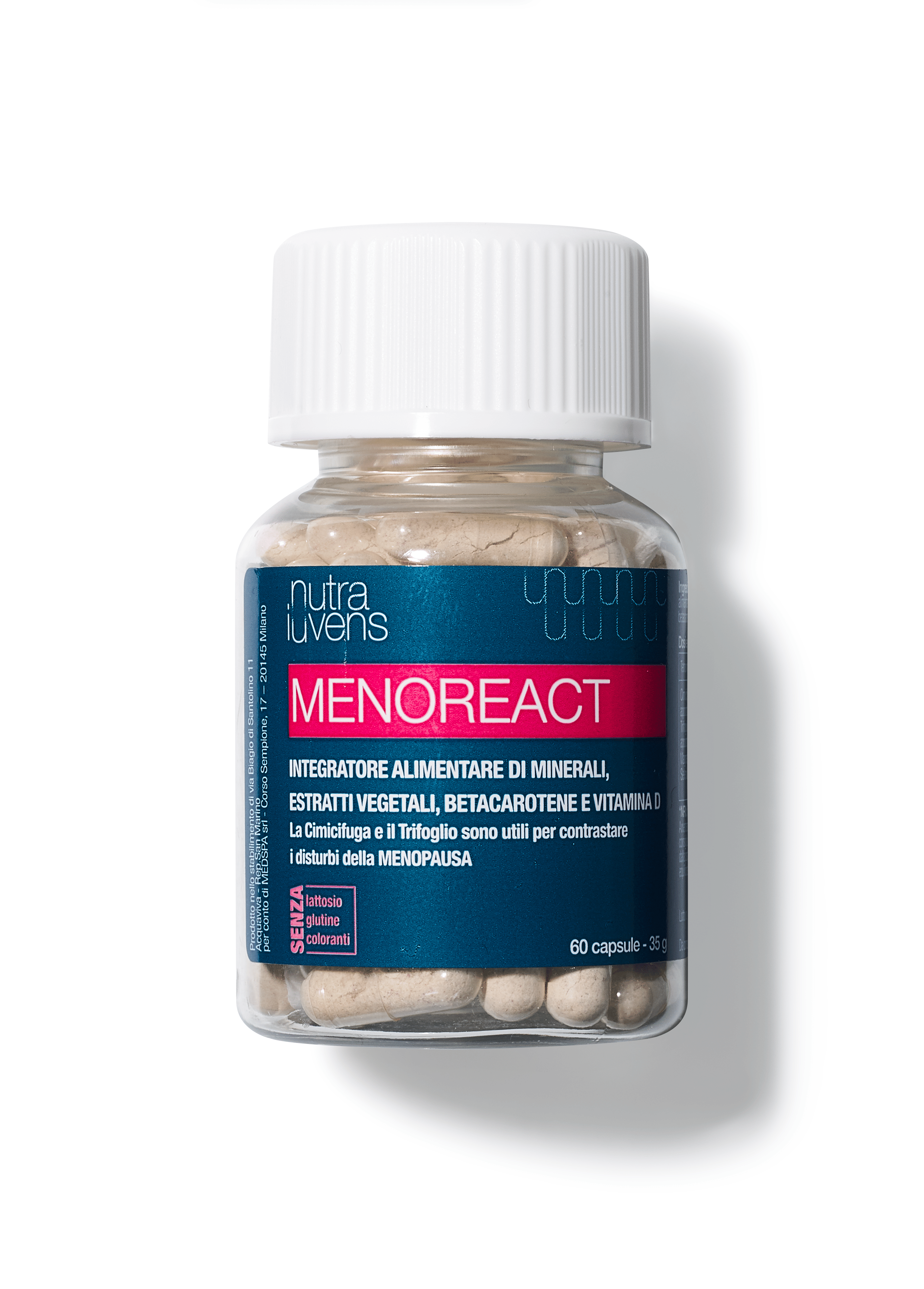 MIAMO NUTRAIUVENS MENOREACT 60CPS