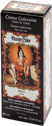 HENNE NUANCE NERO CREMA HENNE COLOR CREMA COLORANTE PRONTA ALL'USO