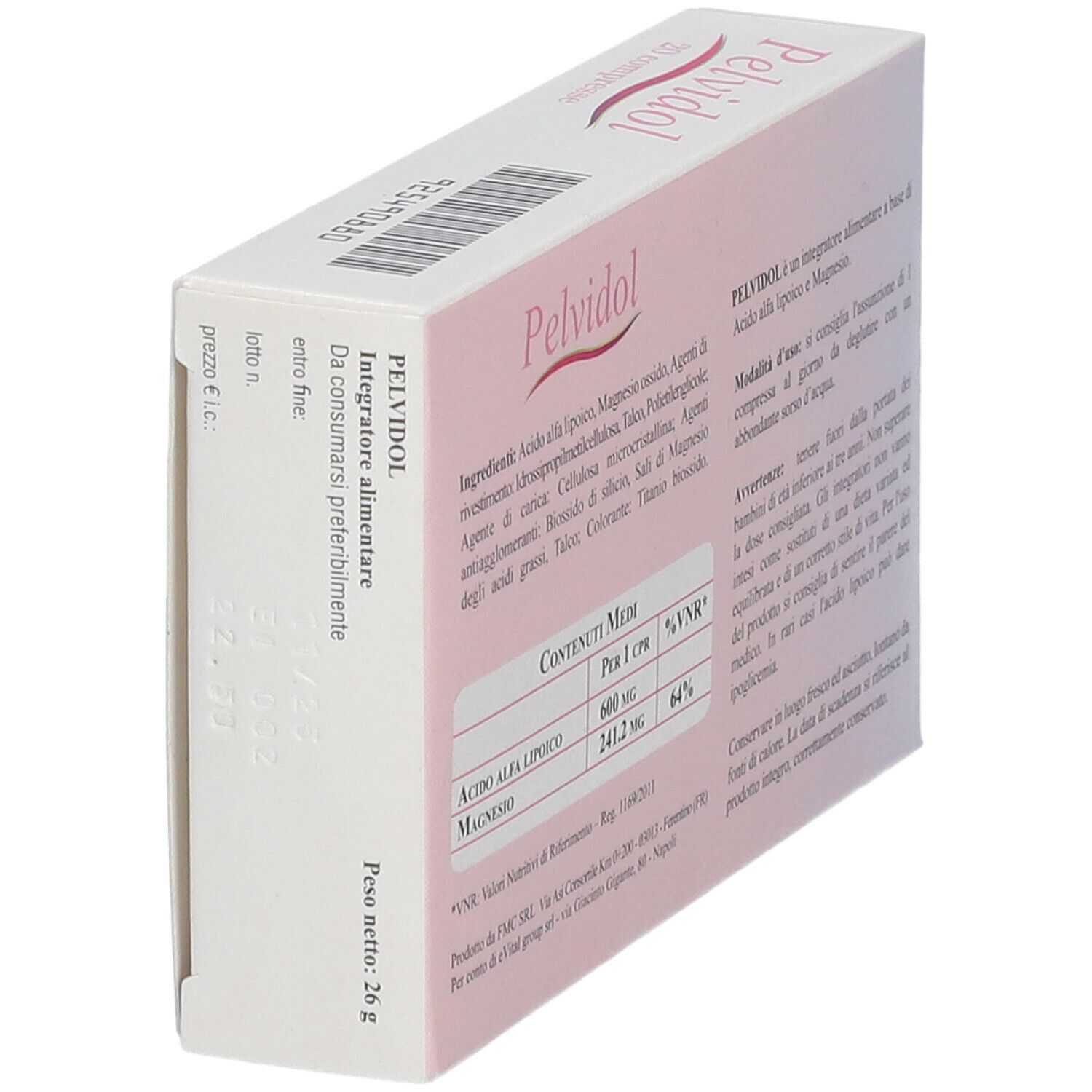 PELVIDOL 20 COMPRESSE