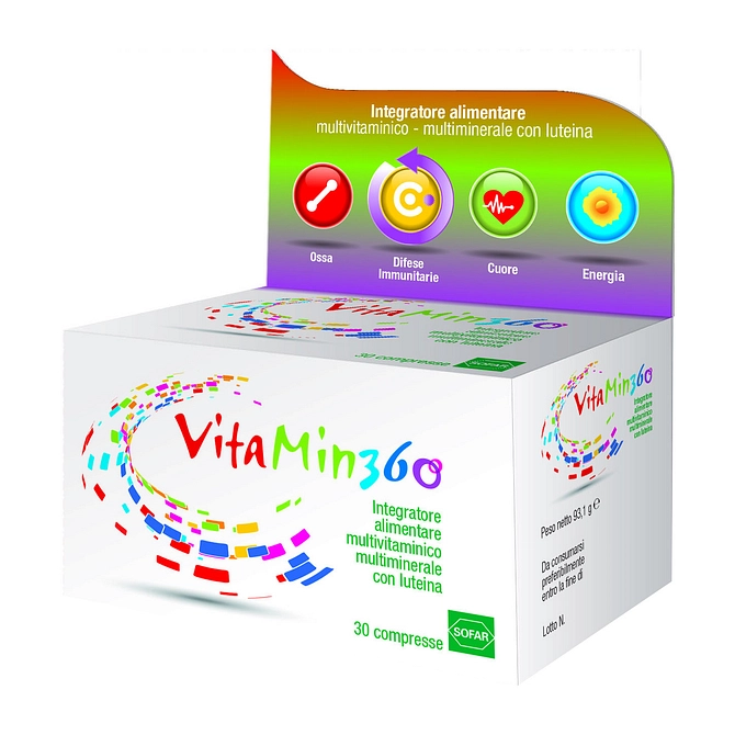 Vitamin 360 Multivitaminico Multiminerale 70 Compresse Astuccio 93,10 G