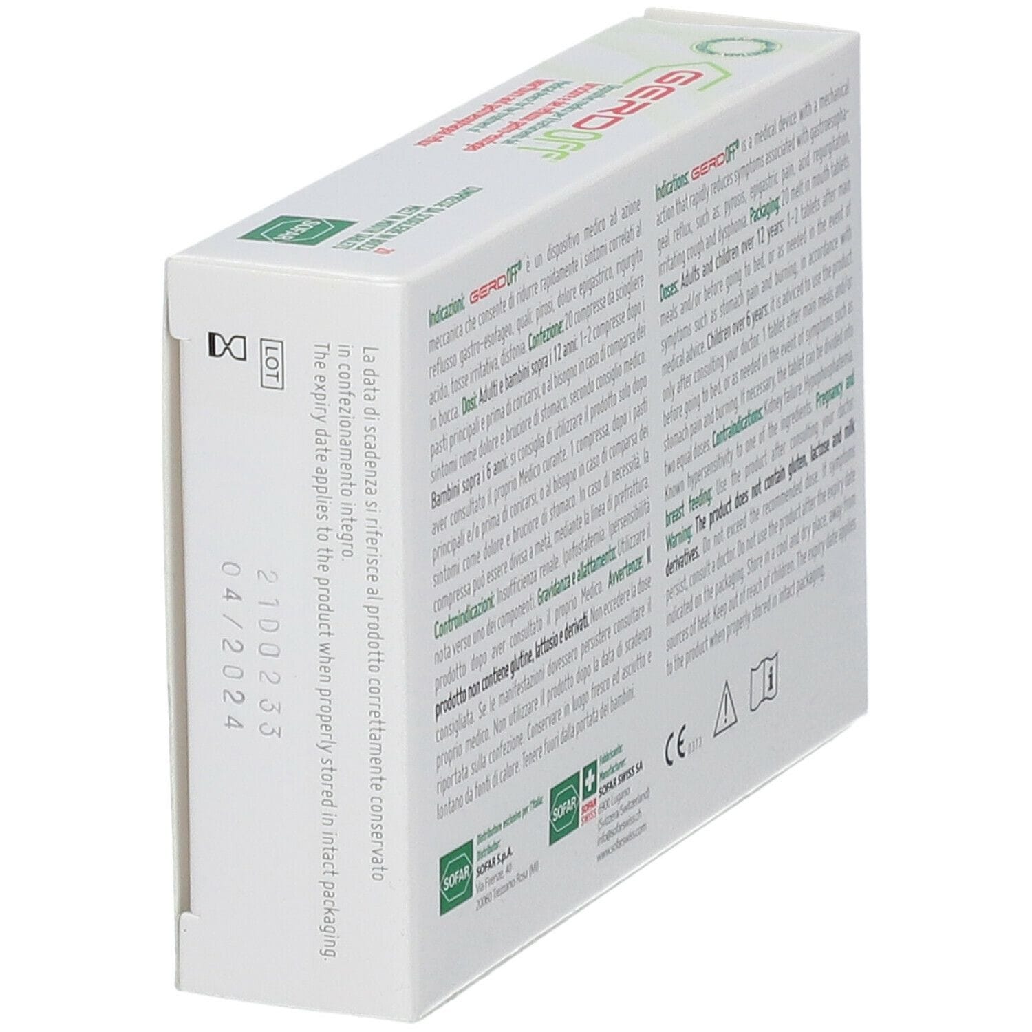 GERDOFF 20 COMPRESSE