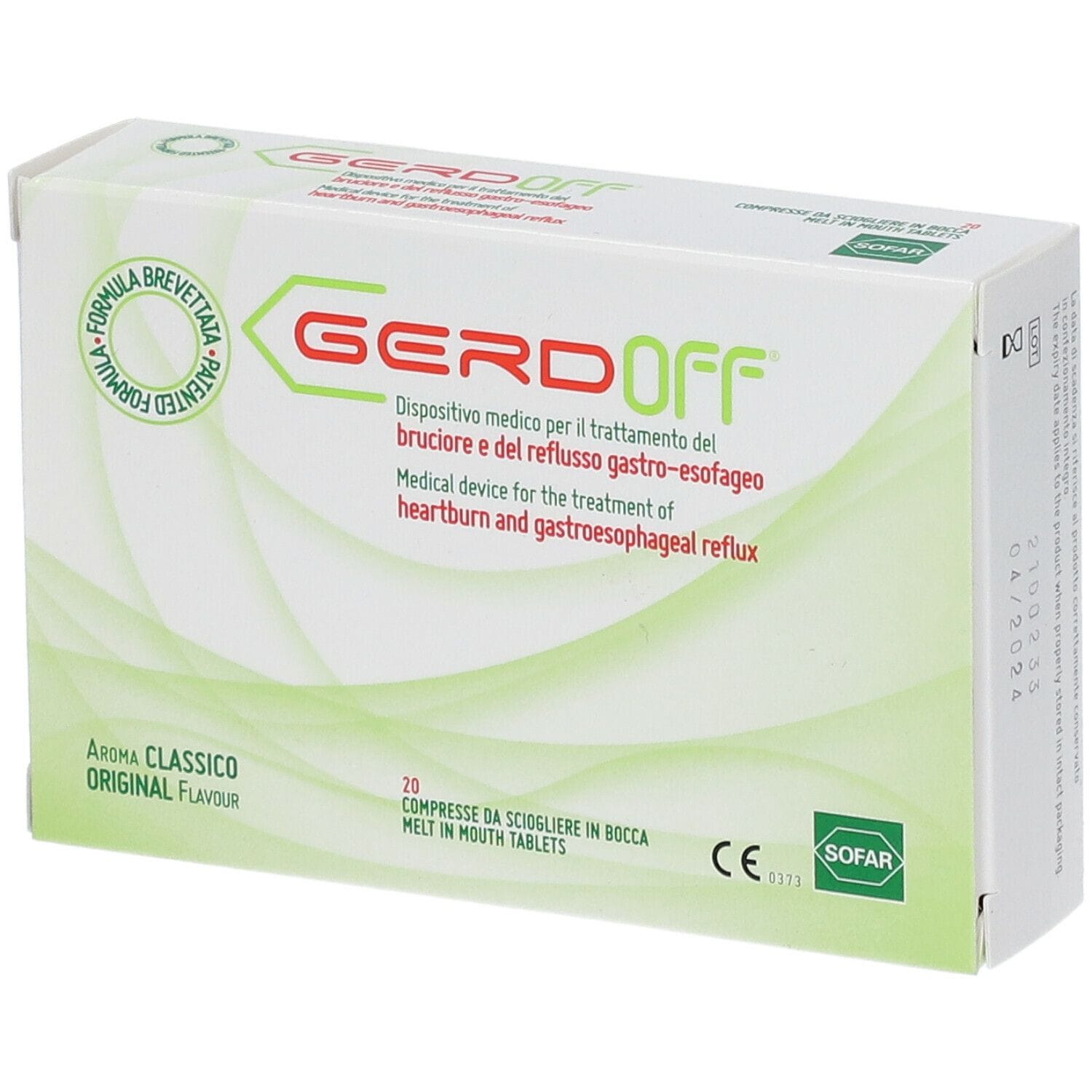 GERDOFF 20 COMPRESSE