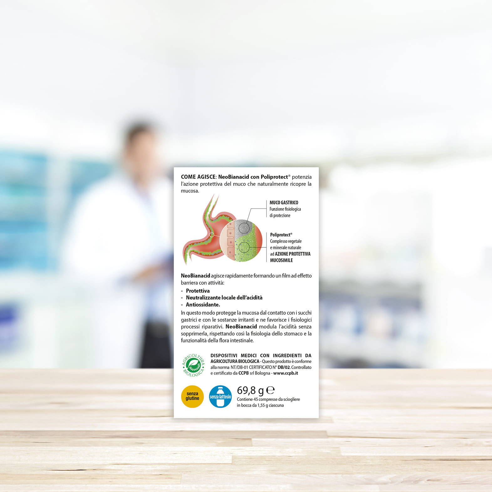 NEOBIANACID 45 COMPRESSE MASTICABILI