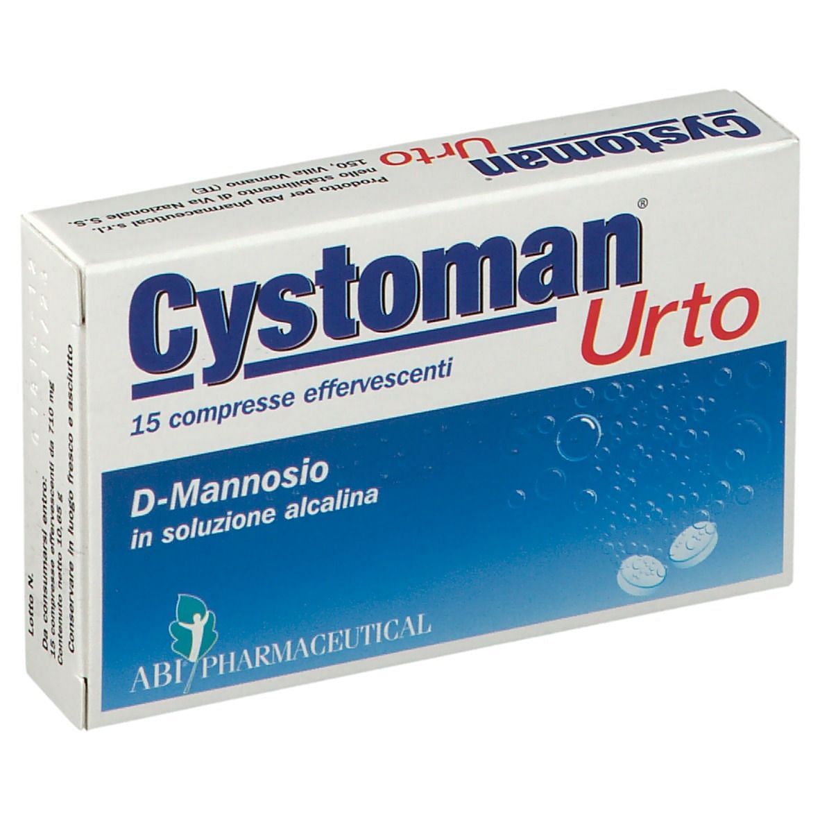 Cystoman Urto 15 Compresse Effervescenti