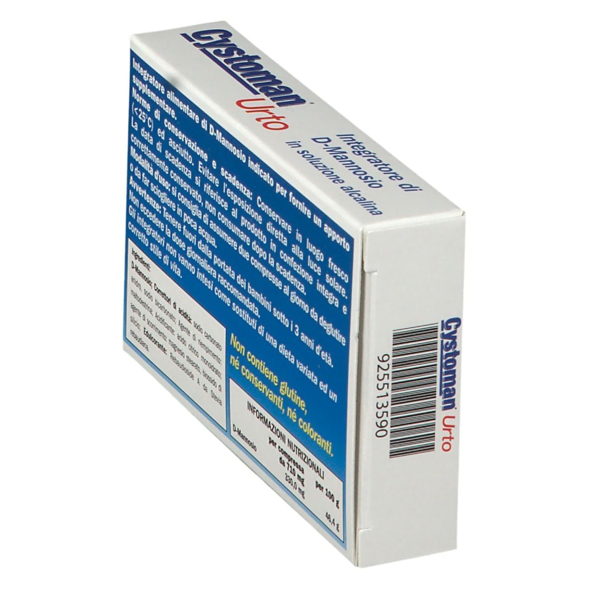 CYSTOMAN URTO 15 COMPRESSE EFFERVESCENTI