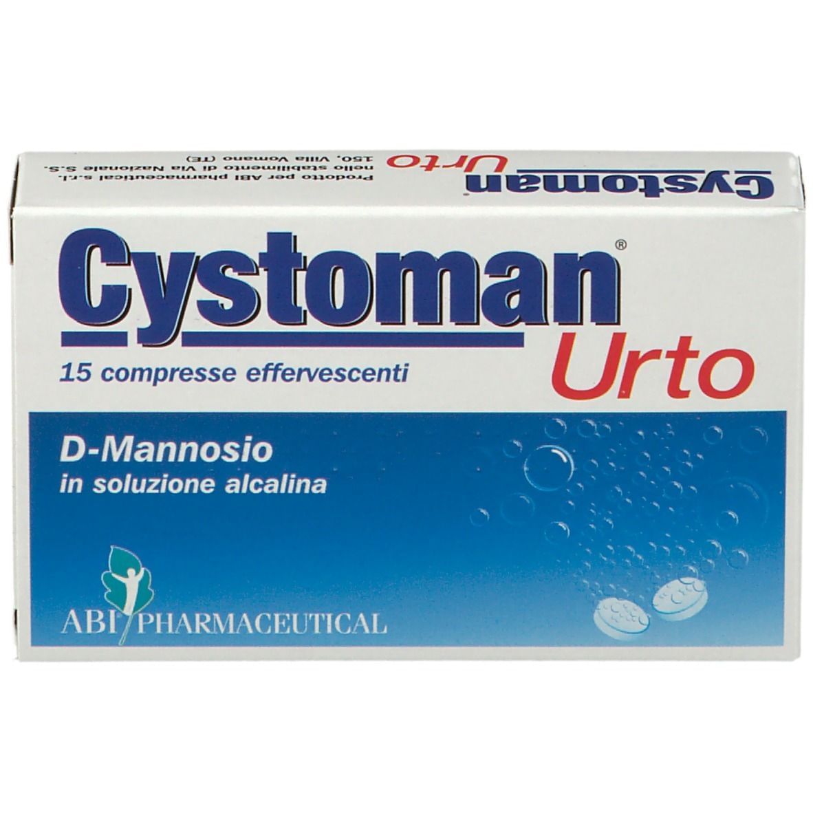 CYSTOMAN URTO 15 COMPRESSE EFFERVESCENTI