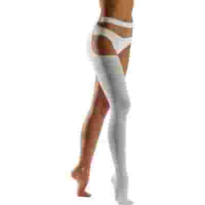 DUALSAN MONOCOLLANT ANTITROMBO IN COTONE AMBIDESTRO COMPRESSIONE ELASTICA DECRESCENTE SENZA TASSELLO BIANCO UNISEX 1