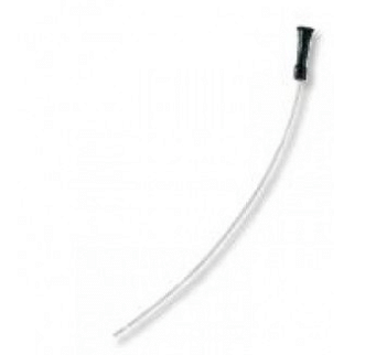 CANNULA RETTALE IN GOMMA ROSSA RUSCH FORO CENTRALE DIAMETRO 4 MM LUNGHEZZA 10 CM CON IMBUTO PER SVUOTAMENTO INTESTINALE