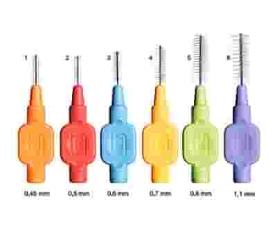 TEPE SCOVOLINO XSOFT ARANCIONE 0,45 MM 6 PEZZI