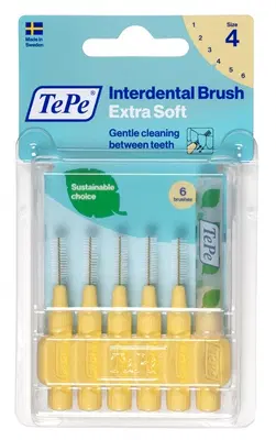 TEPE SCOVOLINO XSOFT GIALLO 0,7MM 6 PEZZI TEPE SCOVOLINO XSOFT GIALLO 0,7MM 6 PEZZI