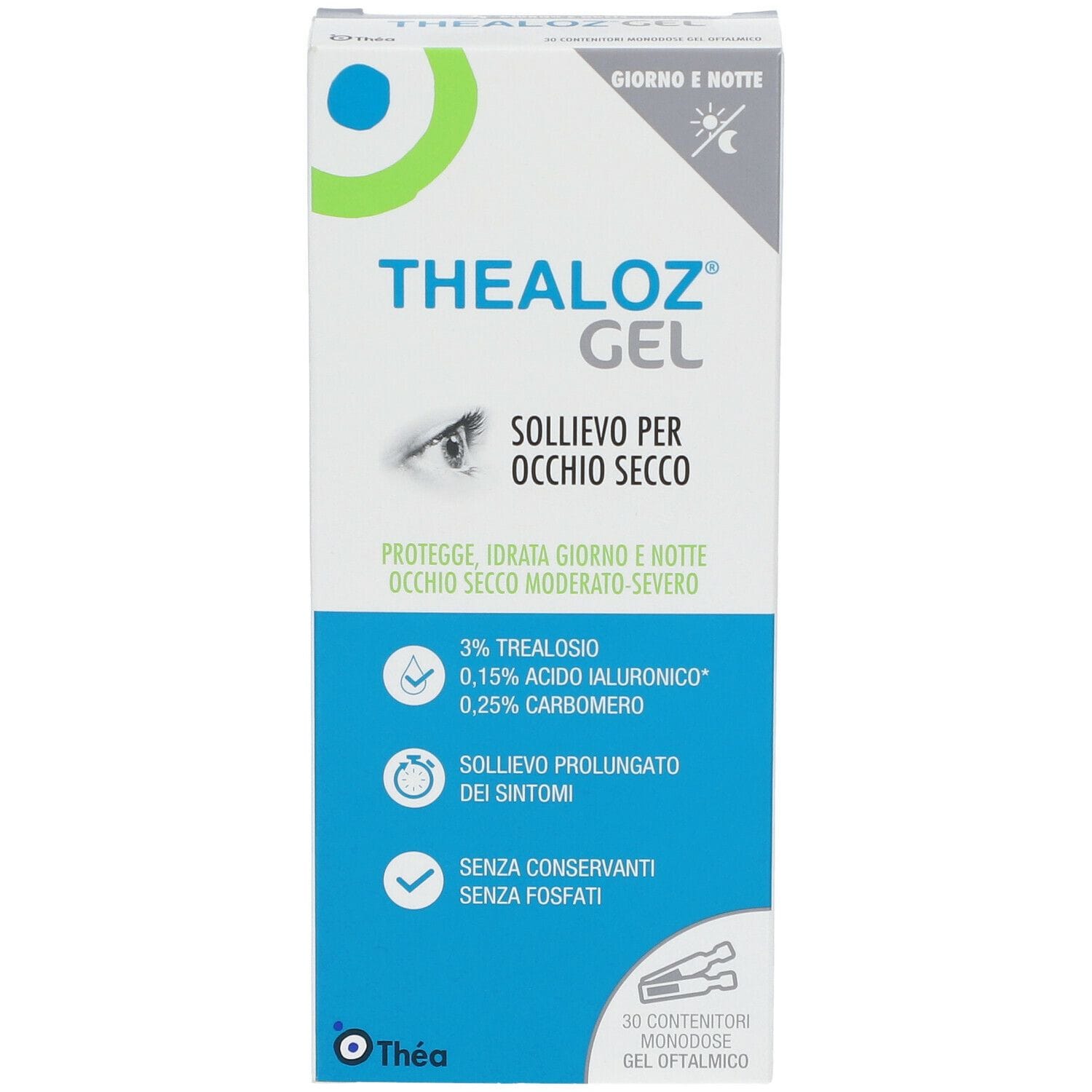THEALOZ GEL OFTALMICO 30 CONTENITORI MONODOSE 0,4 G