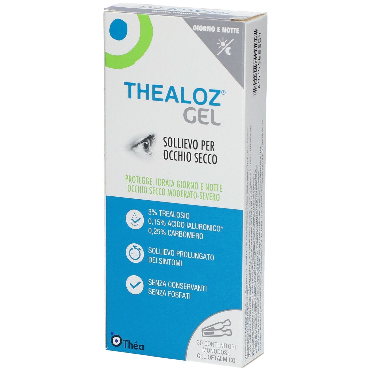 THEALOZ GEL OFTALMICO 30 CONTENITORI MONODOSE 0,4 G