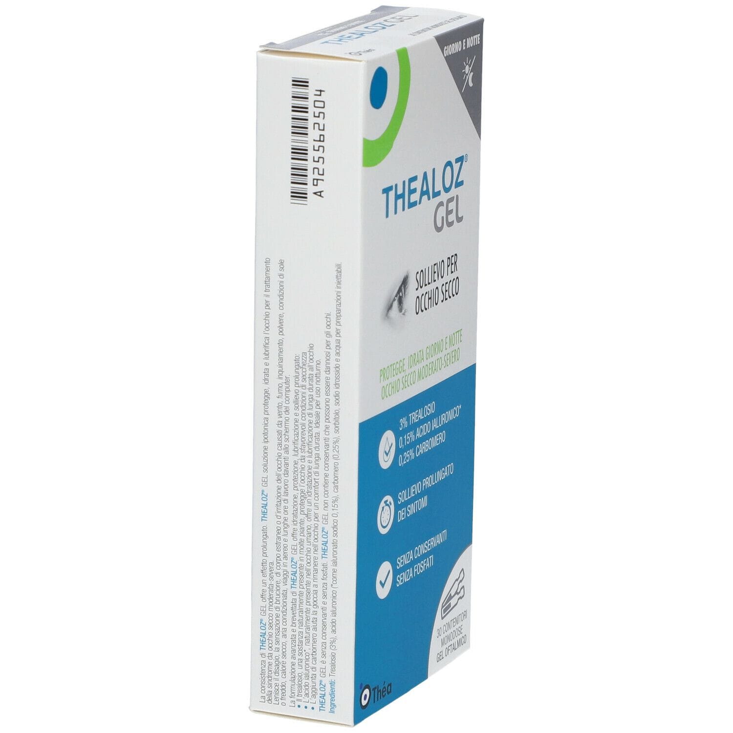 THEALOZ GEL OFTALMICO 30 CONTENITORI MONODOSE 0,4 G