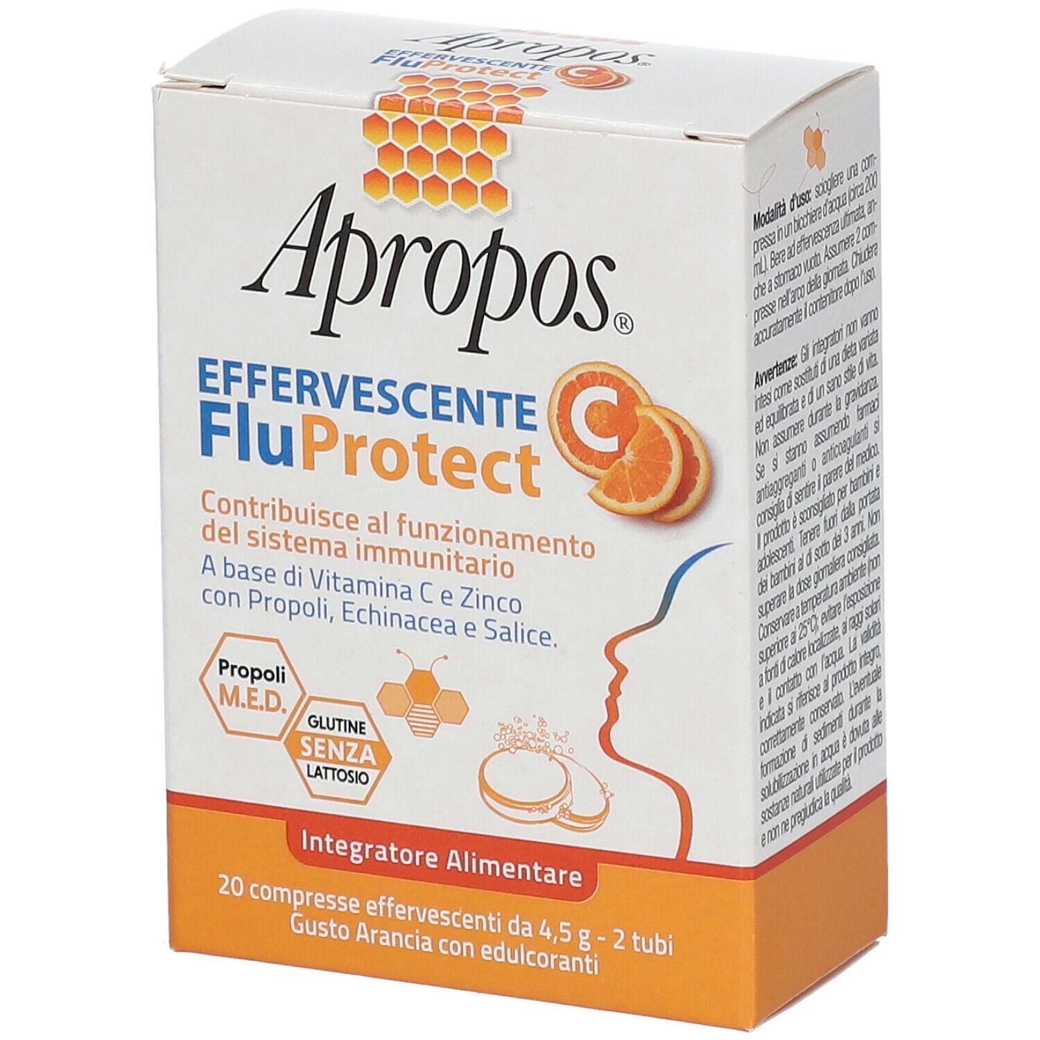 Apropos Fluprotect Effervescente C 20 Compresse