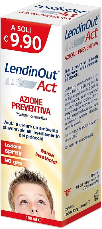 Lendinout Act Azione Preventiva Spray 100 Ml