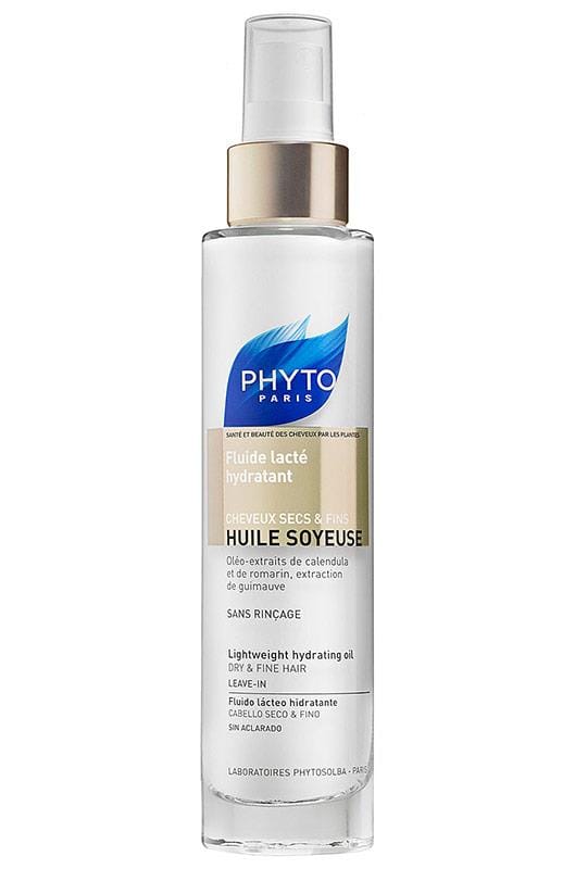 PHYTO PARIS HUILE SOYEUSE FLUIDO LATTESCENTE OLIO PER CAPELLI SECCHI E FINI 100 ML