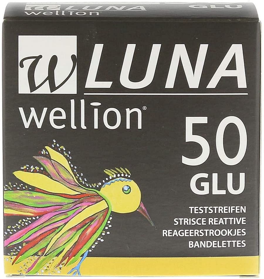 Wellion Luna 50 Strips Strisce Per Misurazione Glicemia