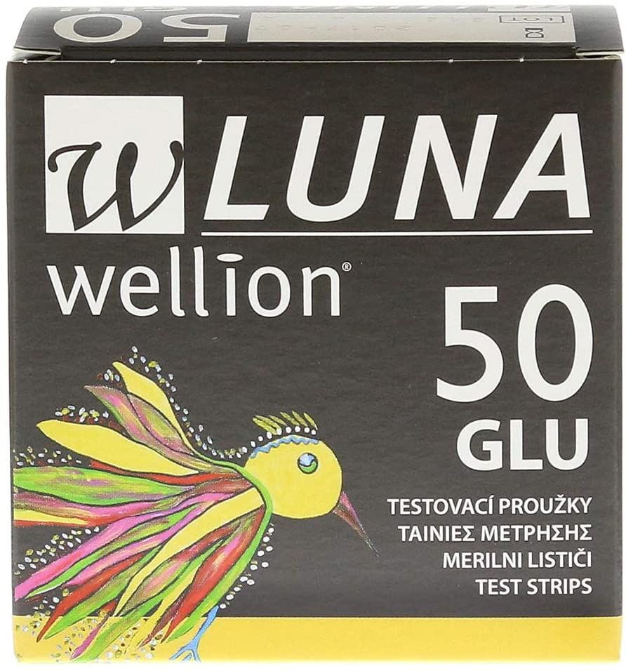 WELLION LUNA 50 STRIPS STRISCE PER MISURAZIONE GLICEMIA