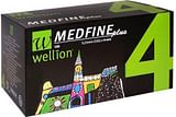 AGO PER PENNA DA INSULINA WELLION MEDFINE PLUS 4 32 GAUGE LUNGHEZZA 4 MM 100 PEZZI