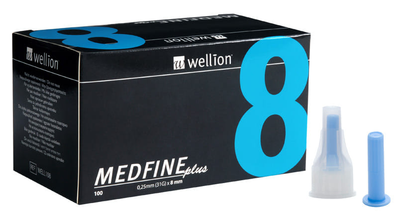 Med Trust Italia Wellion Medfine Plus 8 31 Gauge 100 Pezzi-image