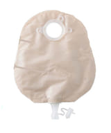 NATURA+ SACCA PER UROSTOMIA CON FLANGIA TUBICINO DI SCARICO SOFT TAP TRASPARENTE CON TELINO DI RIVESTIMENTO LATO CUTE TUBICINI DI RACCORDO MISURA 32MM 10 PEZZI