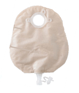 NATURA+ SACCA PER UROSTOMIA CON FLANGIA TUBICINO DI SCARICO SOFT TAP TRASPARENTE CON TELINO DI RIVESTIMENTO LATO CUTE TUBICINI DI RACCORDO MISURA 57MM 10 PEZZI