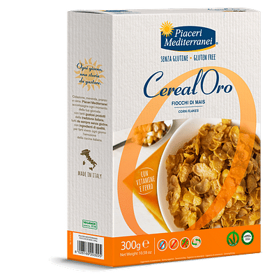 PIACERI MEDITERRANEI CEREALORO FIOCCHI MAIS 300 G